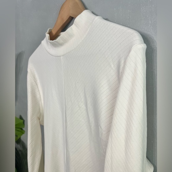 KNIX | Papaya Mock Neck Bodysuit mock neck ribbed cream birds papaya collab- XXL - Picture 10 of 11